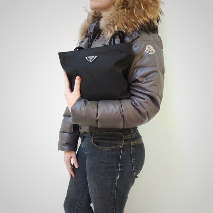 Prada Black Nylon Handbag TWS