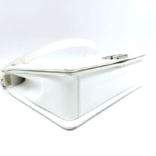 Load image into Gallery viewer, Chanel White Patent Leather Large Leboy Bag
