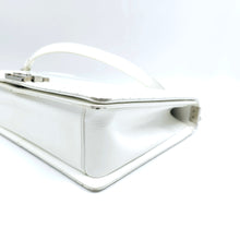 Load image into Gallery viewer, Chanel White Patent Leather Large Leboy Bag
