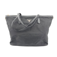 Load image into Gallery viewer, Prada Tessuto Nylon Saffiano Tote Black TWS
