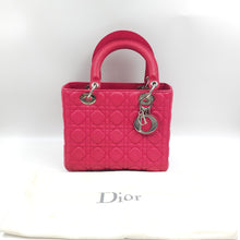 Load image into Gallery viewer, Christian Dior caviar leather medium cannage LadyDior bag (2015) TWS
