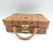 Load image into Gallery viewer, MCM soft Berlin Visetos Box Crossbody bag TWS
