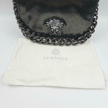 Load image into Gallery viewer, Versace Black Leather Medusa Palazzo Sultan Shoulder Bag TWS
