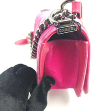 Load image into Gallery viewer, Chanel Pink Velvet Small LeBoy Bag TWS
