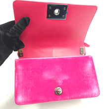 Load image into Gallery viewer, Chanel Pink Velvet Small LeBoy Bag TWS
