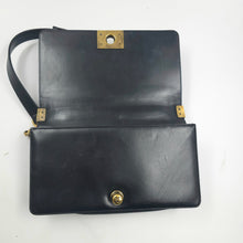 Load image into Gallery viewer, Chanel Black Lambskin Medium LeBoy Flap bag TWS
