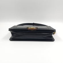 Load image into Gallery viewer, Chanel Black Lambskin Medium LeBoy Flap bag TWS

