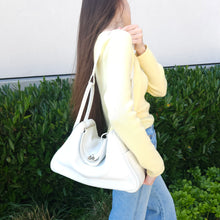 Load image into Gallery viewer, Hermes Clemence White Lindy 34 TWS
