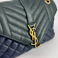 Load image into Gallery viewer, YSL Muti-coloured Chevron Envelope Medium College Bag (2016)

