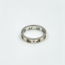 Load image into Gallery viewer, Tiffany Atlas 18K White Gold ring with Diamonds TWS
