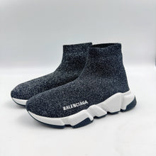 Load image into Gallery viewer, Balenciaga Lurex Fabric Speed Sock Sneakers SIze36.5 TWS
