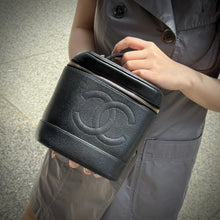 Load image into Gallery viewer, Chanel CC Vintage Caviar Vanity Case
