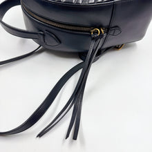 Load image into Gallery viewer, Gucci Matelasse GG marmont Chevron Quilted black leather backpack TWS
