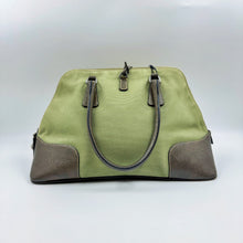 Load image into Gallery viewer, Prada Enameled Metal Triangle Dome Handbag TWS
