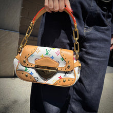 将图片加载到图库查看器，Louis Vuitton 白色多色 Marilyn 单肩包
