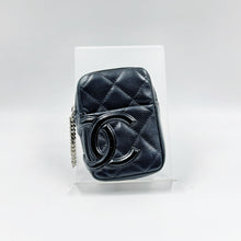 Load image into Gallery viewer, Chanel Black Logo Cambon Case TWS

