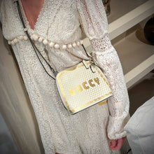 Load image into Gallery viewer, Gucci Leather Sega Guccy Stars Dome Mini Crossbody Bag TWS
