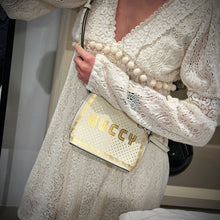 Load image into Gallery viewer, Gucci Leather Sega Guccy Stars Dome Mini Crossbody Bag TWS
