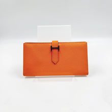 Load image into Gallery viewer, Hermes Bearn Soufflet Bi-fold Long Wallet TWS
