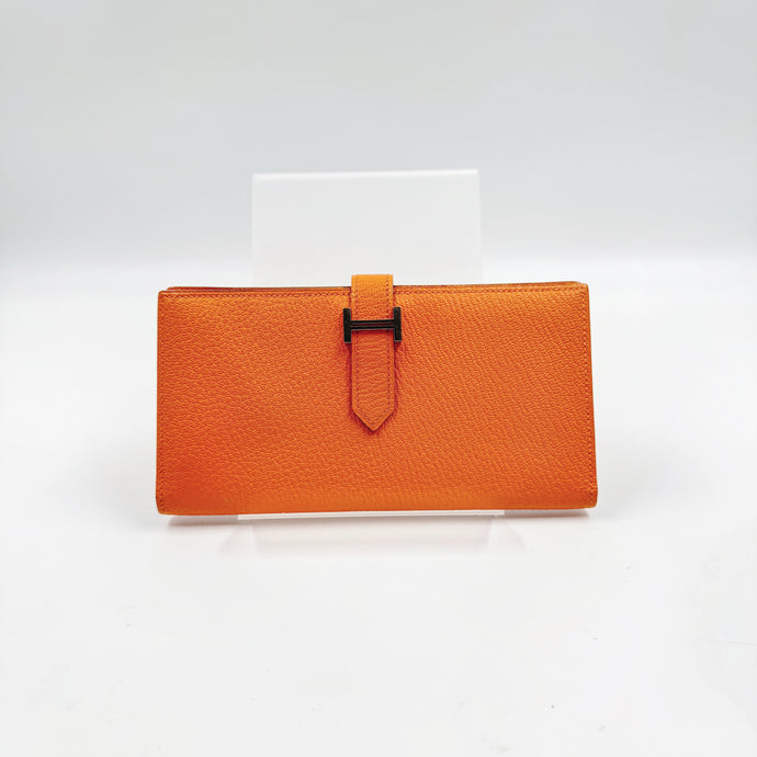 Hermes Bearn Soufflet Bi-fold Long Wallet TWS