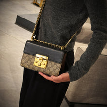 Load image into Gallery viewer, Gucci GG Supreme Small Padlock Shoulder Bag TWS
