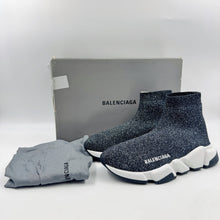 Load image into Gallery viewer, Balenciaga Lurex Fabric Speed Sock Sneakers SIze36.5 TWS
