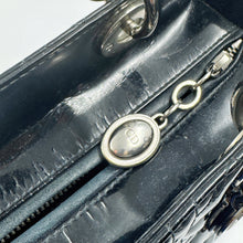 Load image into Gallery viewer, Christian Dior LadyDior Medium Patent leather Bag TWS
