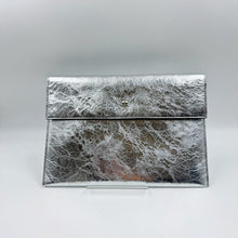 Load image into Gallery viewer, Alexander Mcqueen Silver Clutch TWS
