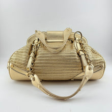 Load image into Gallery viewer, Versace Metallic Gold Chain Link Bag
