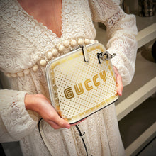Load image into Gallery viewer, Gucci Leather Sega Guccy Stars Dome Mini Crossbody Bag TWS
