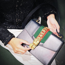 将图片加载到图库查看器，Gucci Black Calfskin Small Sylvie Bag TWS
