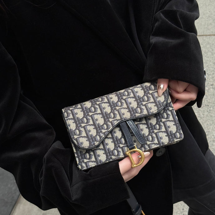 Christian Dior Oblique Jacquard Pouch