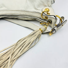 Load image into Gallery viewer, Gucci white leather studded Babouska heart hobo TWS
