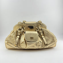 Load image into Gallery viewer, Versace Metallic Gold Chain Link Bag
