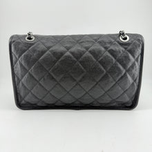 Load image into Gallery viewer, Chanel Black Quilted Caviar Leather French Riviera Flap Bag

