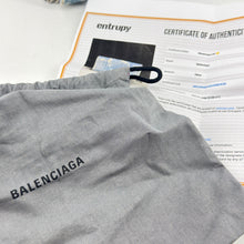 Load image into Gallery viewer, Balenciaga Denim Hourglass Wallet On Chain
