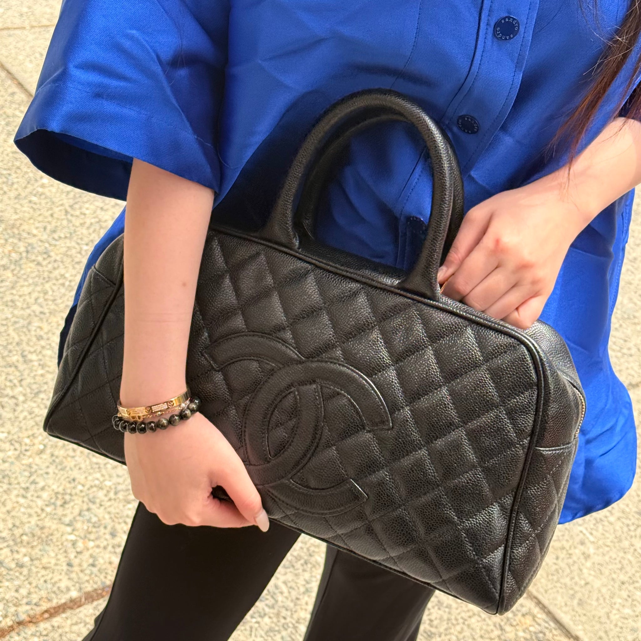 シェーンボーデン CHANEL  30×30 さりげなく、魅力的♡】CHAENL ホーボーバッグ☆ (CHANEL