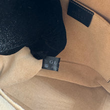 Load image into Gallery viewer, Gucci Matelasse GG marmont Chevron Quilted black leather backpack TWS
