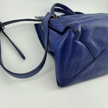 将图片加载到图库查看器，Balenciaga 迷你 Papier 蓝色皮革 City 包
