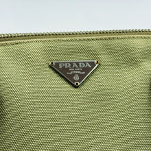 Load image into Gallery viewer, Prada Enameled Metal Triangle Dome Handbag TWS
