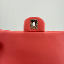 Load image into Gallery viewer, Chanel Patent Orange Clutch On Chain
