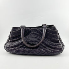 Load image into Gallery viewer, Bottega Veneta Purple Intrecciato Leather Tote
