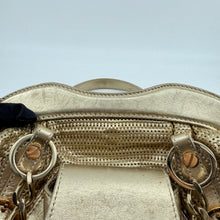 Load image into Gallery viewer, Versace Metallic Gold Chain Link Bag
