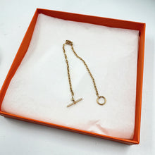 Load image into Gallery viewer, Hermes 18K Rose Gold Farandole bracelet Size ST16.5cm TWS
