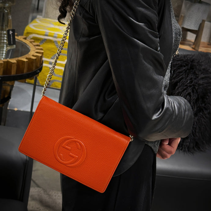 Gucci Soho 链条钱包 TWS