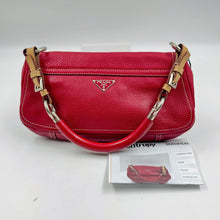 Load image into Gallery viewer, Prada Red Leather Shoulder Bag TWS
