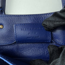 将图片加载到图库查看器，Balenciaga 迷你 Papier 蓝色皮革 City 包
