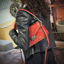 Load image into Gallery viewer, Prada Studded Grommet Sound Lock Crossbody Bag TWS
