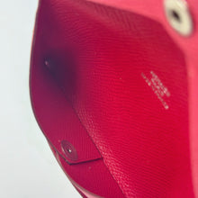 Load image into Gallery viewer, Hermes Epsom Rouge Casaque Calvi Card Case TWS
