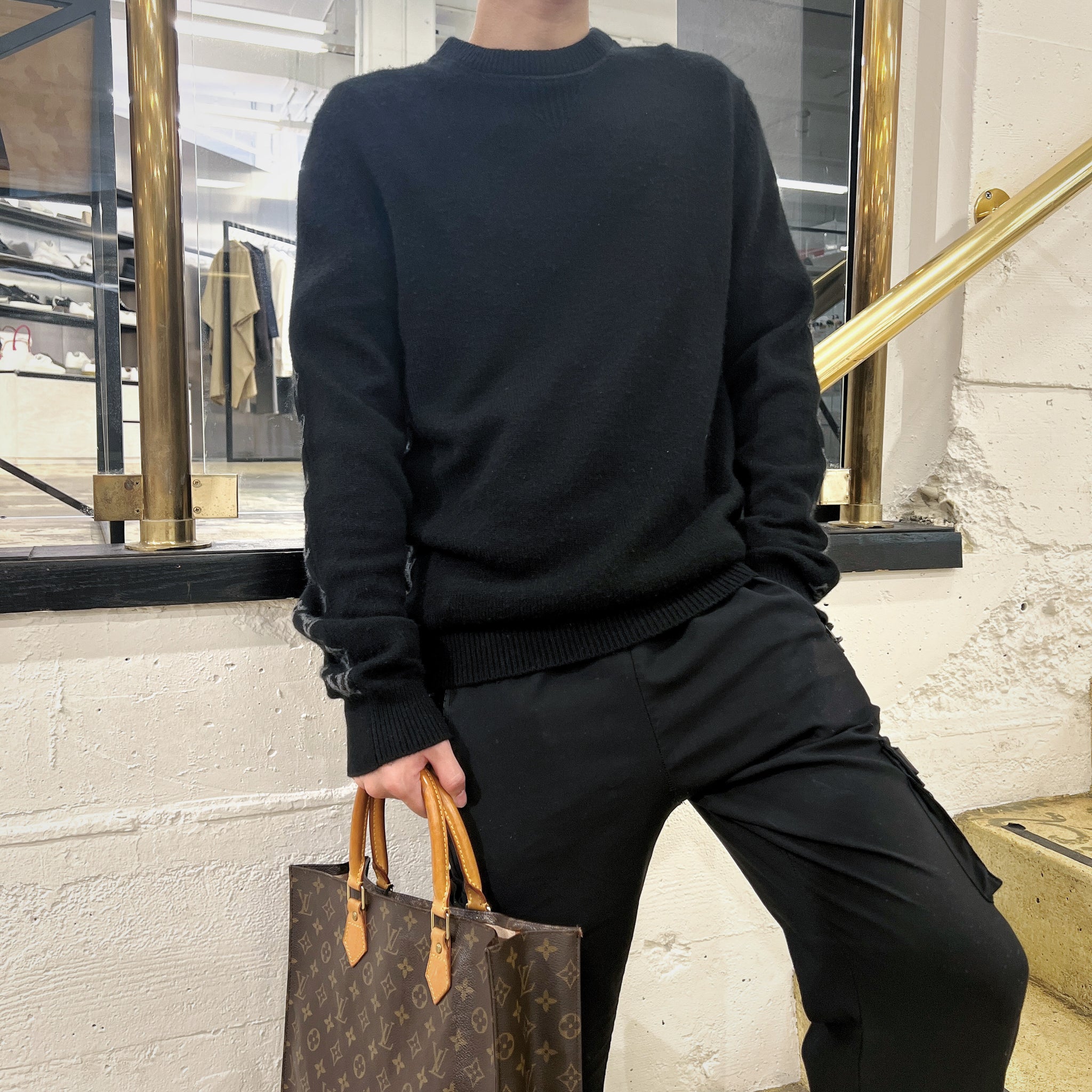 Louis Vuitton Monogram 100%Cashmere Sweater – Sheer Room